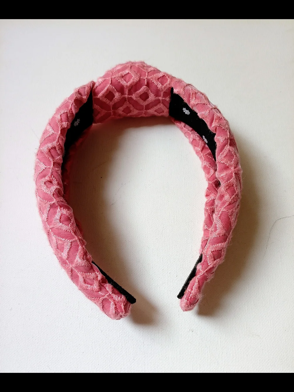 Lele Sadoughi Coral Quilted  Padded Headband